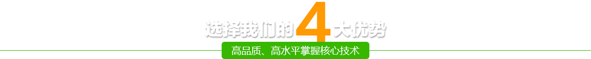 選擇我們的四大優(yōu)勢(shì)-高品質(zhì)、高水平掌握核心技術(shù)